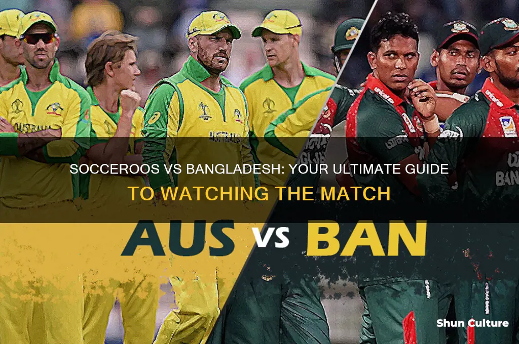 how to watch socceroos vs bangladesh