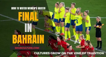 Streaming the Women's Soccer Final in Bahrain