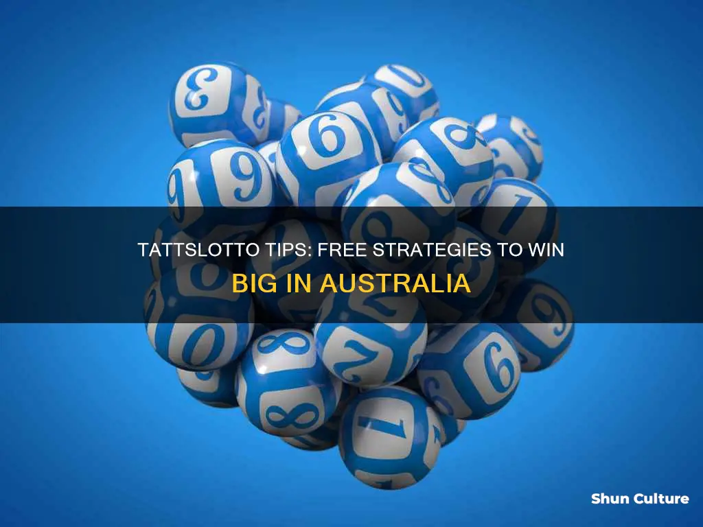 how to win tattslotto free tips australia