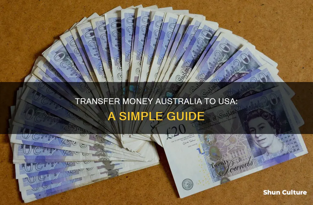 how to wire money from australia to usa