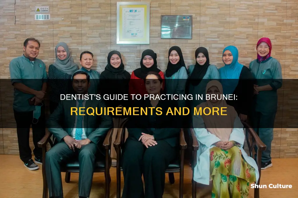 how to work as a dentist in brunei