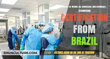 Surgical Instrument Technician Certification in Brazil: Your Career Path Guide