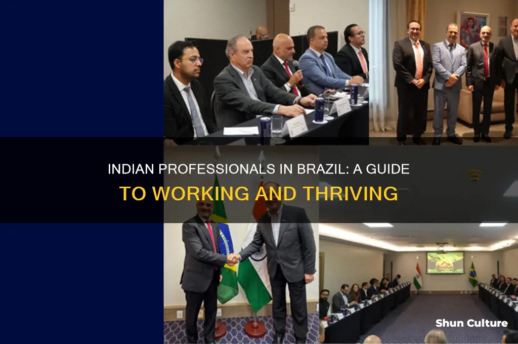 how to work in brazil as an indian