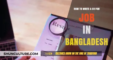 Crafting a Winning CV for Jobs in Bangladesh: Essential Tips