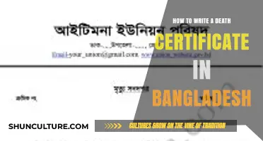 Writing a Death Certificate in Bangladesh: A Step-by-Step Guide