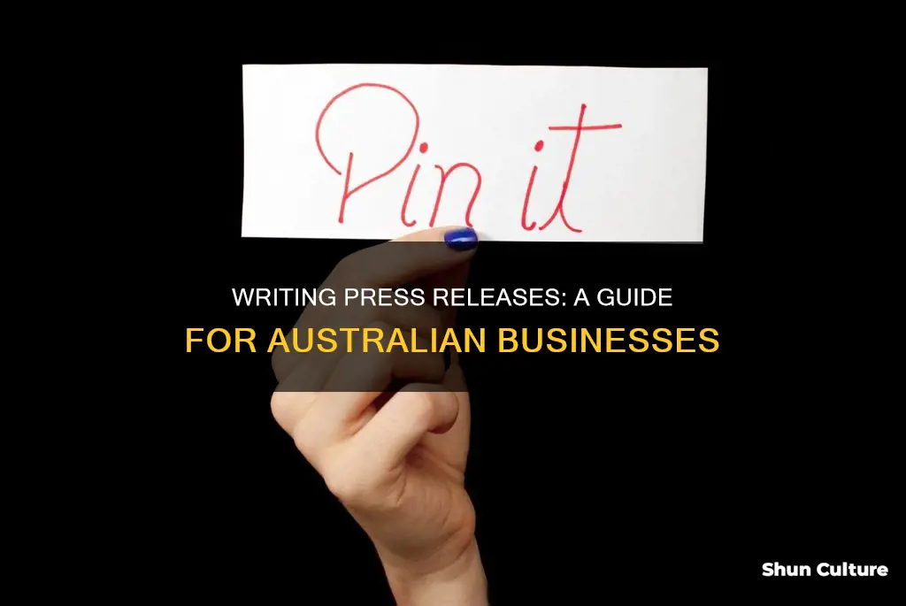 how to write a good press release australia