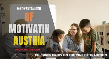 Crafting Motivation Letters for Austrian Universities