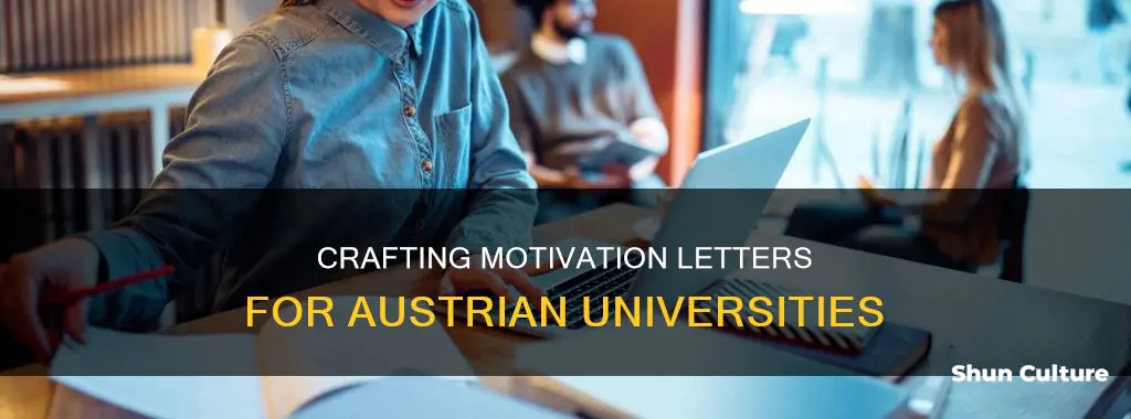 how to write a letter of motivatin austria