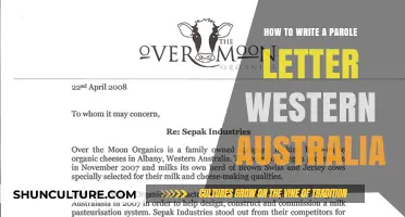 Writing a Parole Letter in Western Australia: A Guide
