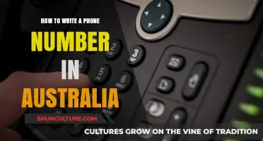 Writing Australian Phone Numbers: A Quick Guide