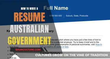 Crafting Resumes for Australian Government Jobs
