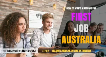 Crafting Your First Resume: A Beginner's Guide for Australian Job Seekers