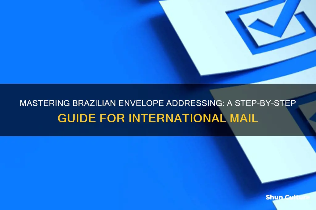 how to write address on envelope to brazil