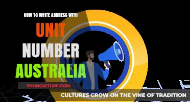 Addressing Units: The Australian Way