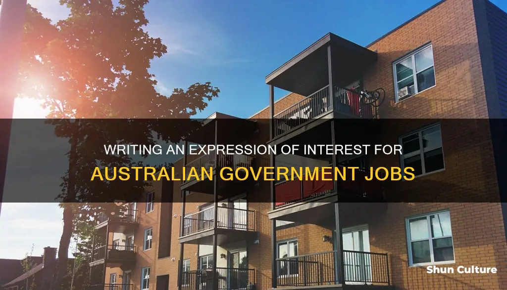 how to write an expression of interest australian government