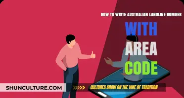 Writing Australian Landline Numbers: Area Code Essentials