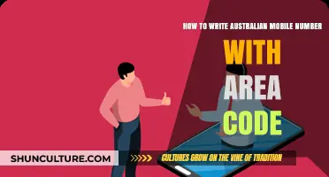 Writing Australian Mobile Numbers: Area Code Essentials