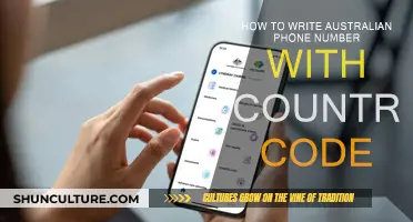 Writing Australian Phone Numbers: Country Code and Format