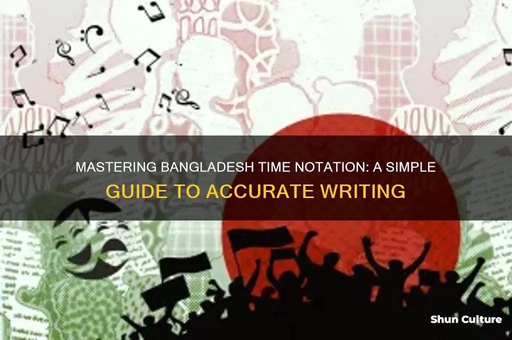 how to write bangladesh time