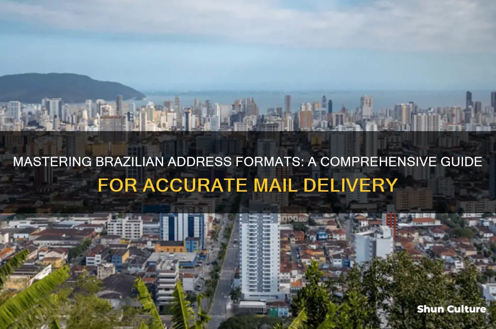 how to write brazil address