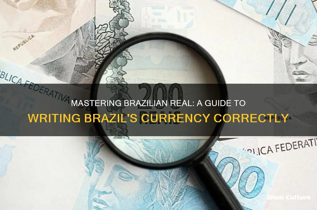 how to write brazil currency