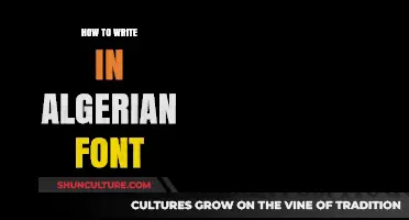 Mastering Algerian Font: A Step-by-Step Guide to Writing Stylishly