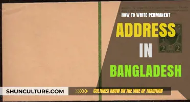 Mastering the Art of Writing Permanent Addresses in Bangladesh