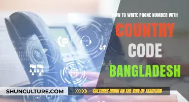 Writing Bangladeshi Phone Numbers Correctly: A Guide to Country Code Usage