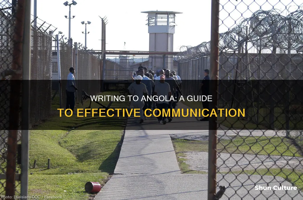 how to write to people at angola