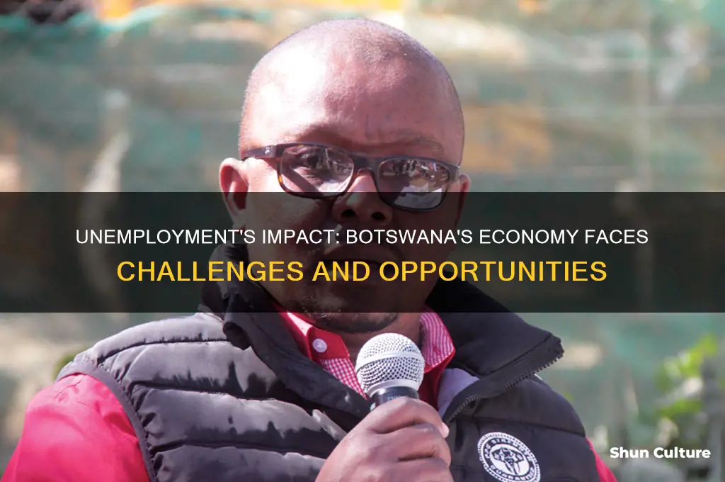 how unemployment has affected the economy of botswana