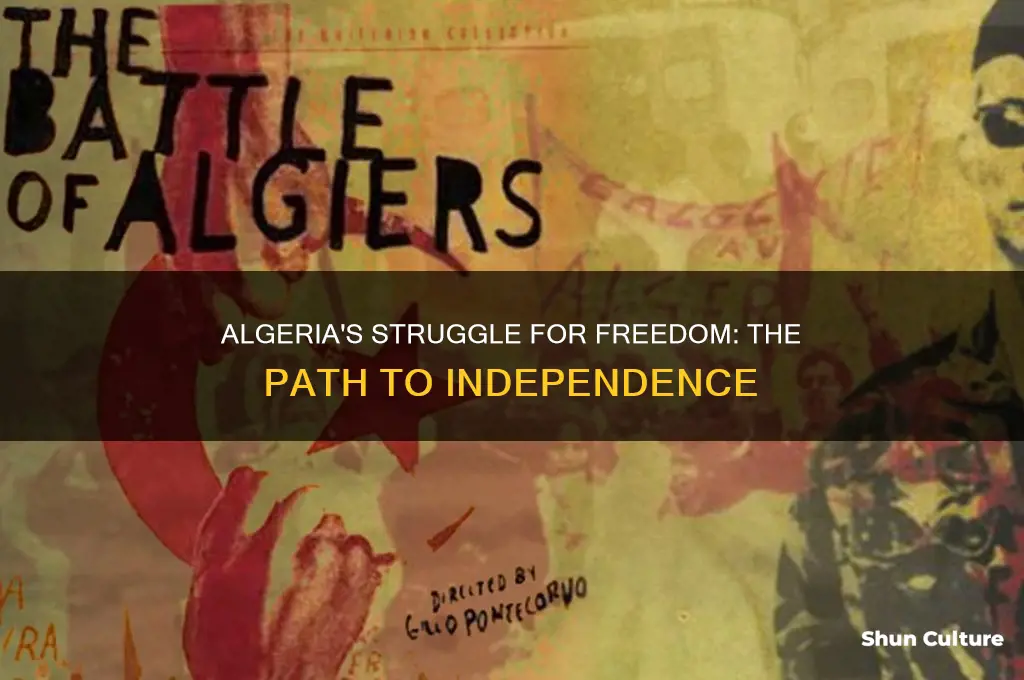 how was algerian indepoendence obtaind