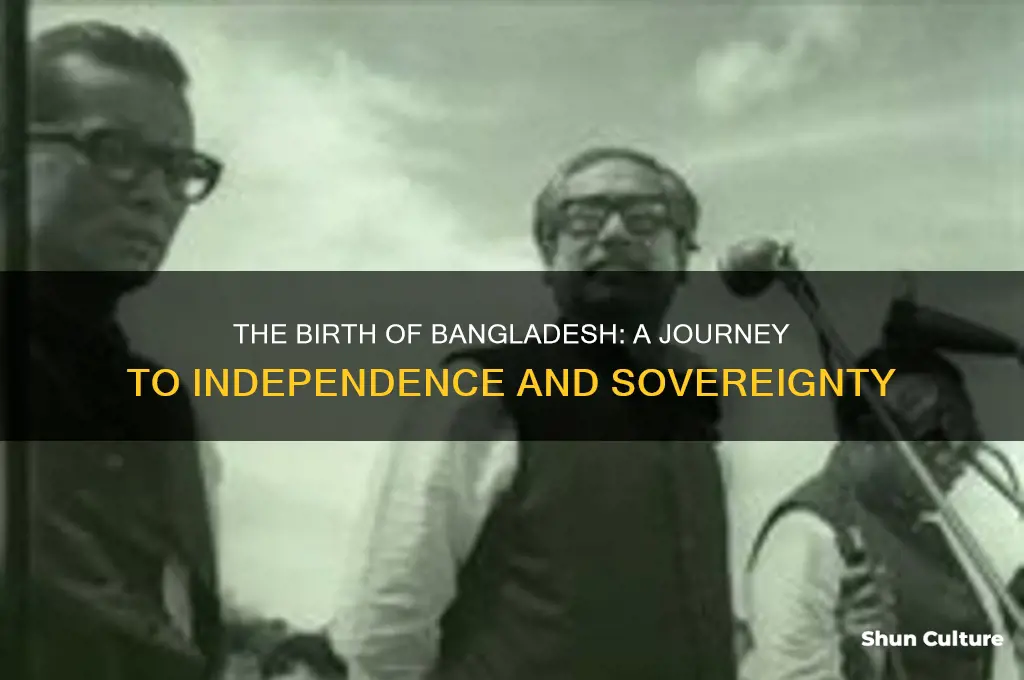 how was an independent country of bangladesh created