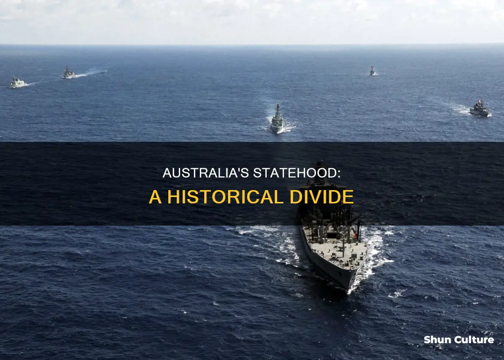 how was australia divided into states