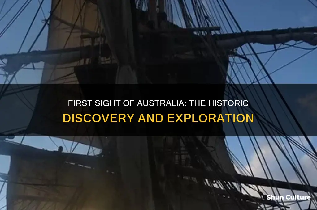 how was australia first witnessed to