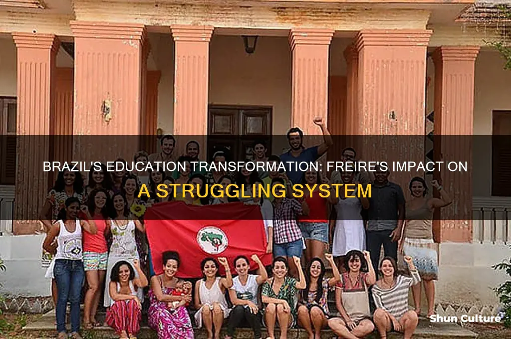 how was brazil doing when freire changed the education system