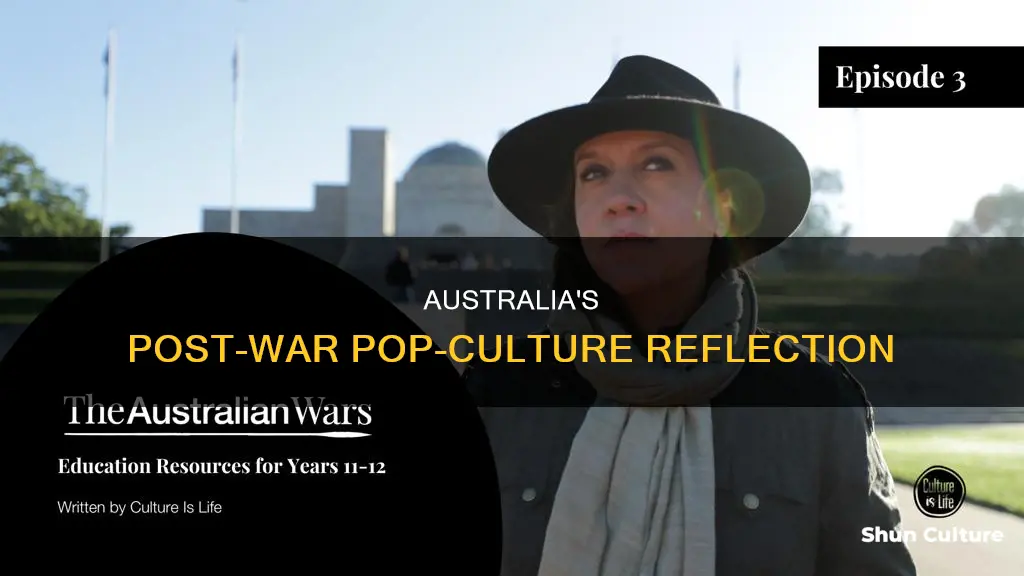 how was popular culture reflected in post war australia