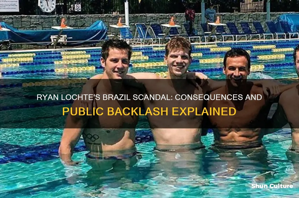 how was ryan lotche punished for his actions I brazile