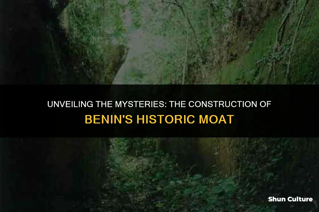 how was the benin moat built