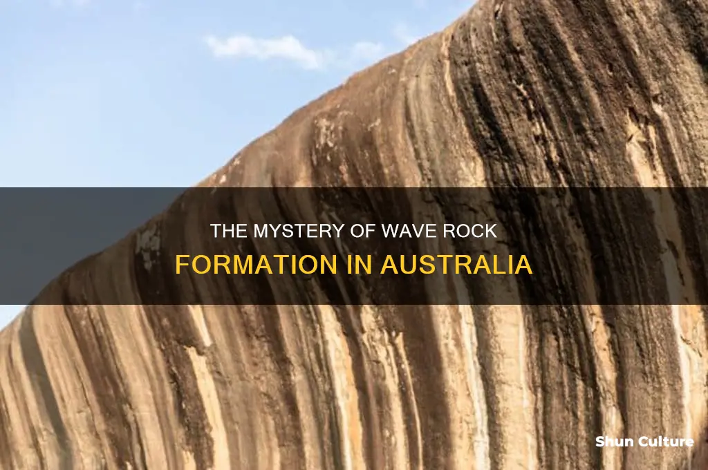 how was the wave rock in western australia formed
