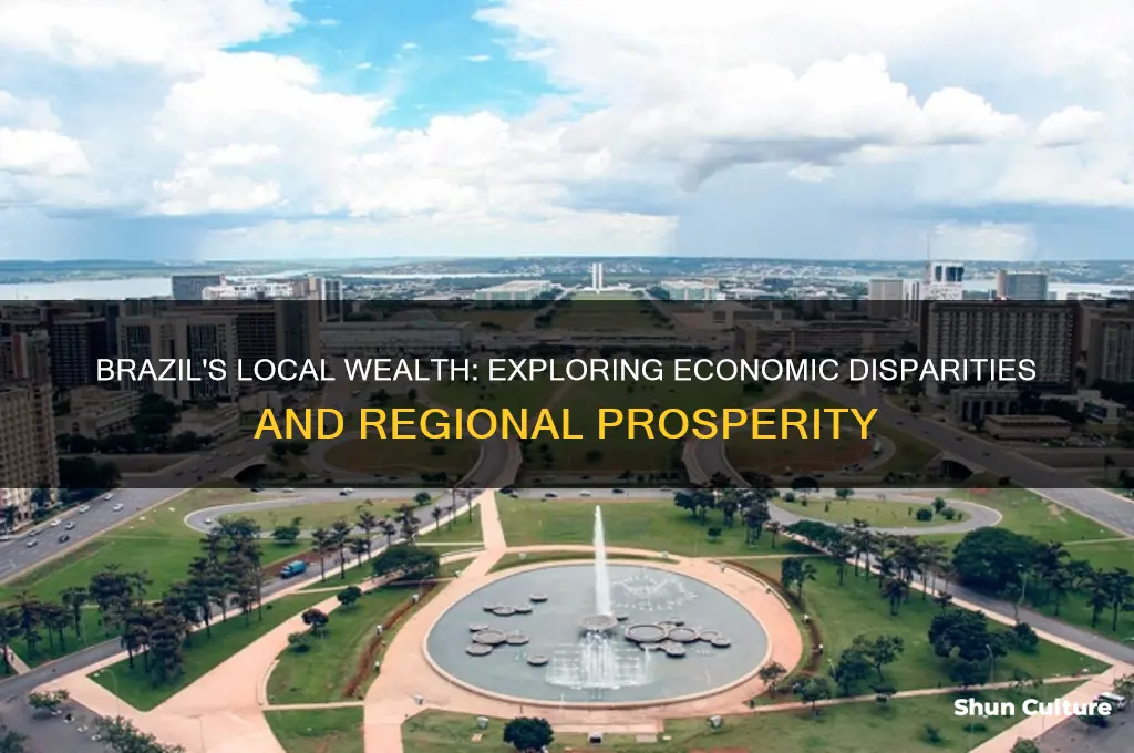 how wealthy is brazil on a local scale