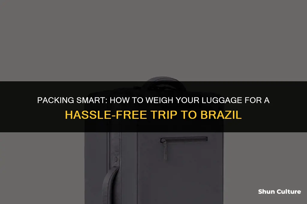 how weight luggage to brazil