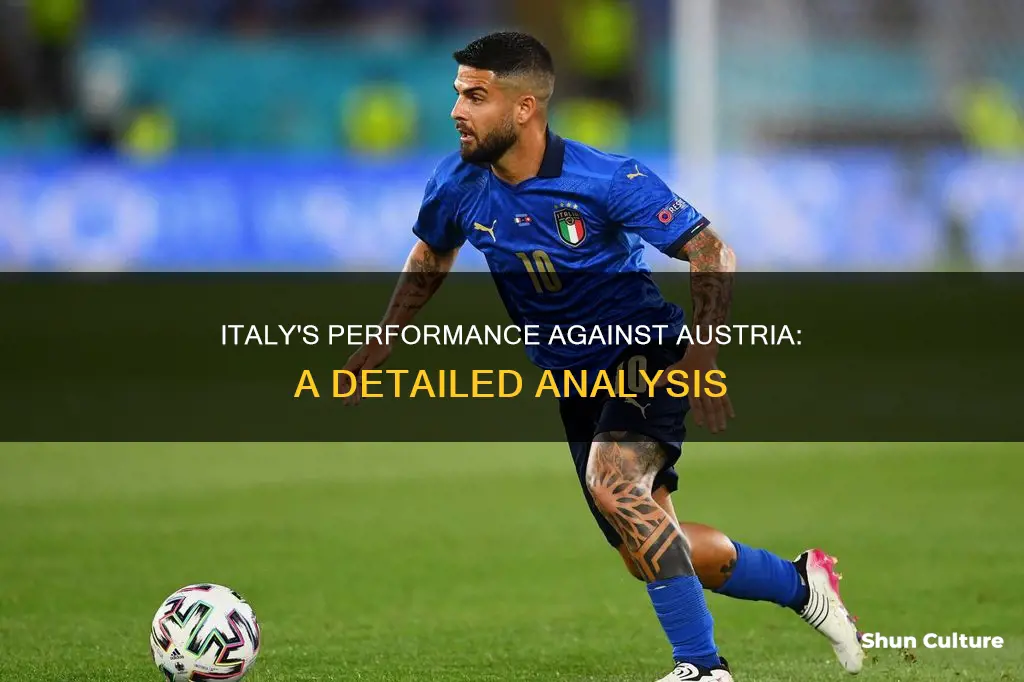 how well did italy do against austria