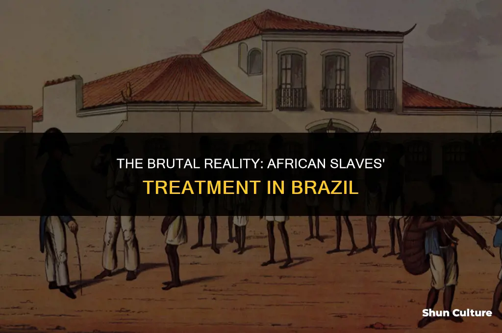 how were african slaves treated in brazil