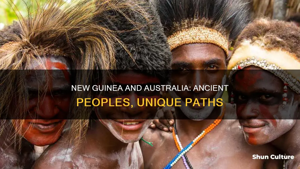 how were early new guineans different from australia