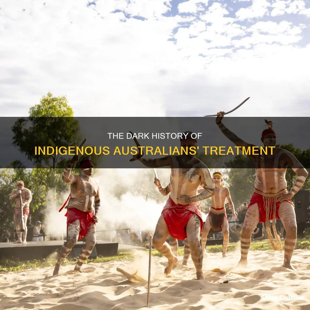 how were indigenous peoples treated in australia