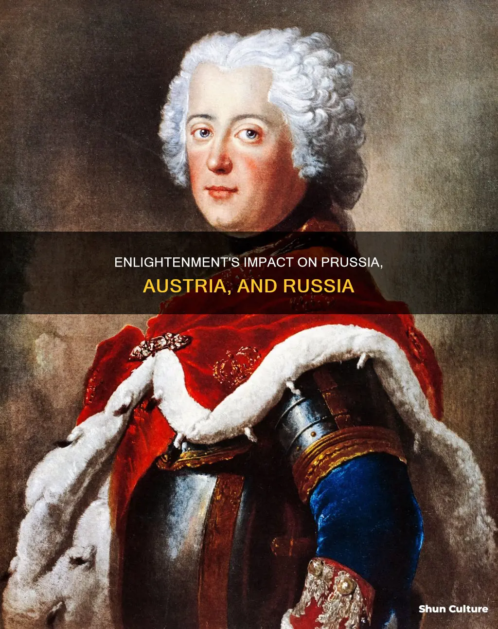 how were prussia austria and russia affected by enlightenment thinkers