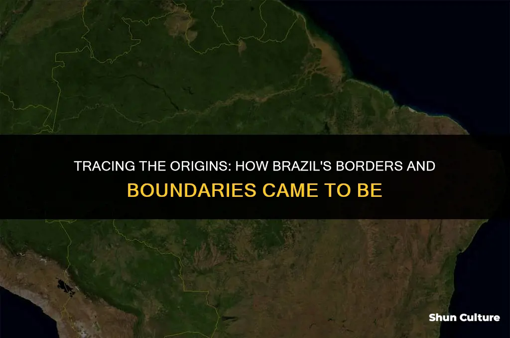 how were the borders and bounderies created in brazil