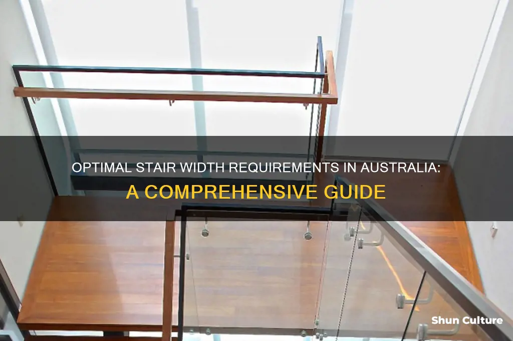 how wide do stairs need to be australia