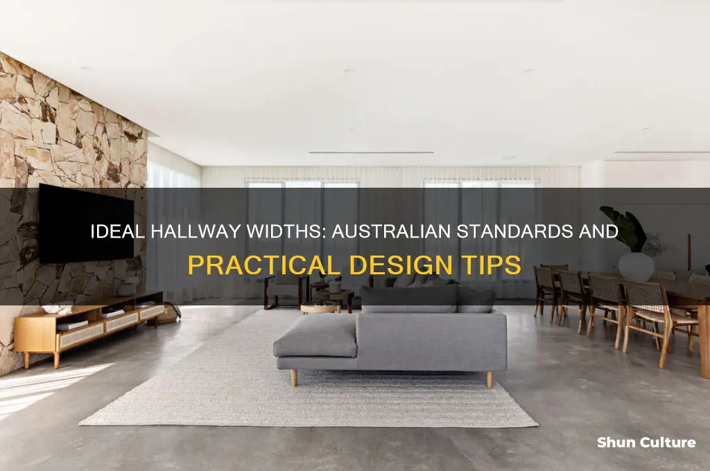 how wide does a hallway need to be australia