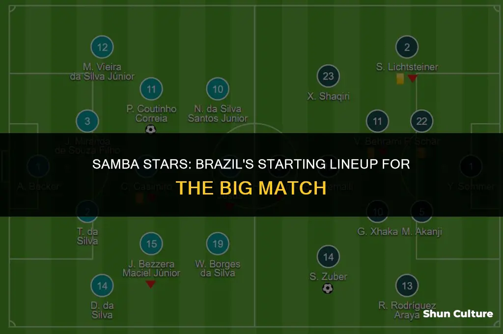 how will brazil line up